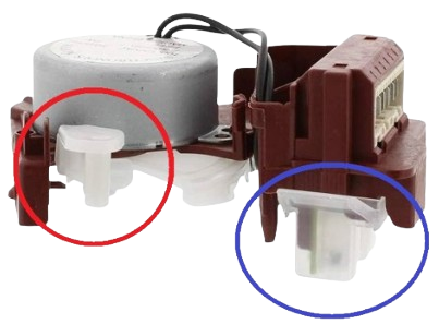Washing machine shift actuator and splutch diagram