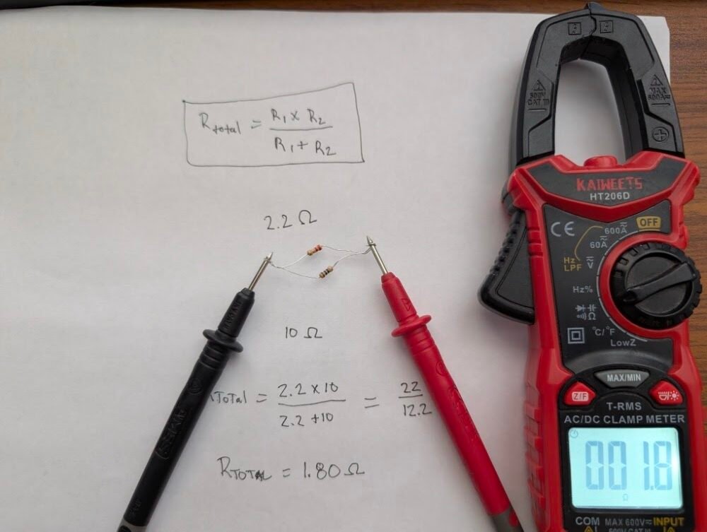 parallel resistance rotated