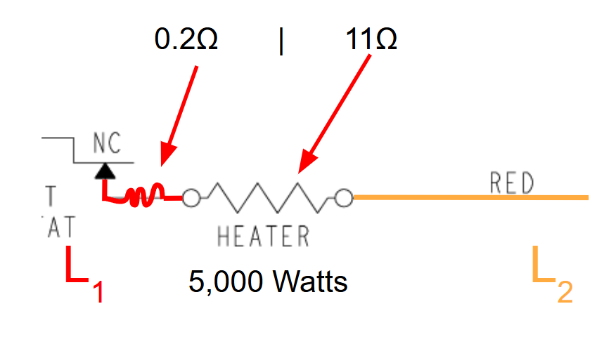 Resistance in circuit